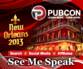 Confirmed Speaker for Pubcon New Orleans 2013