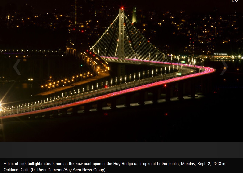San Francisco Bay Bridge re-opens.