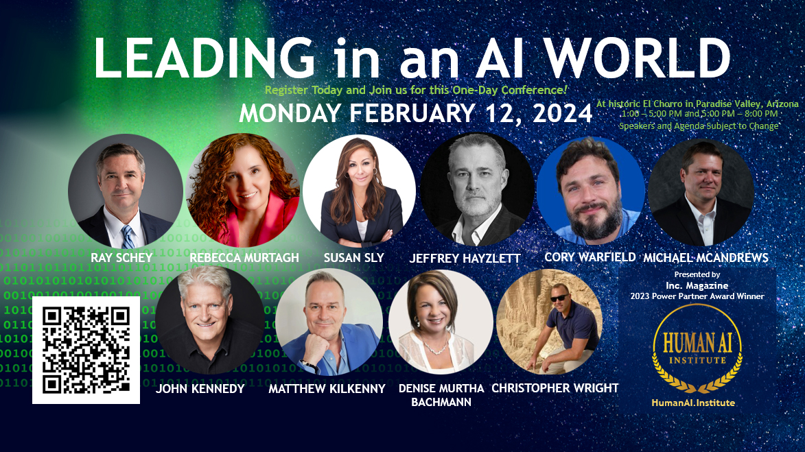 LEADING in an AI WORLD hosted by Rebecca Murtagh and Human AI Institute